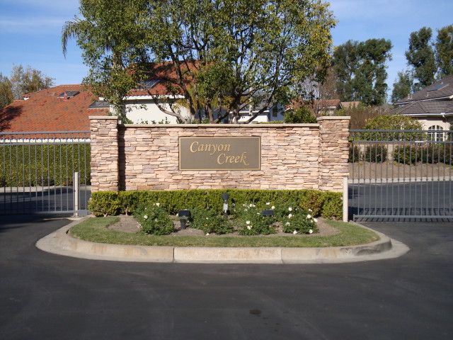 Canyon Creek Entrance Gate